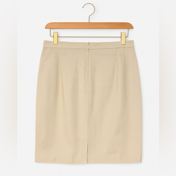 Loft Women's Size 12 Tan Lined Pencil Skirt Classic Versatile Work Casual - Picture 2 of 2